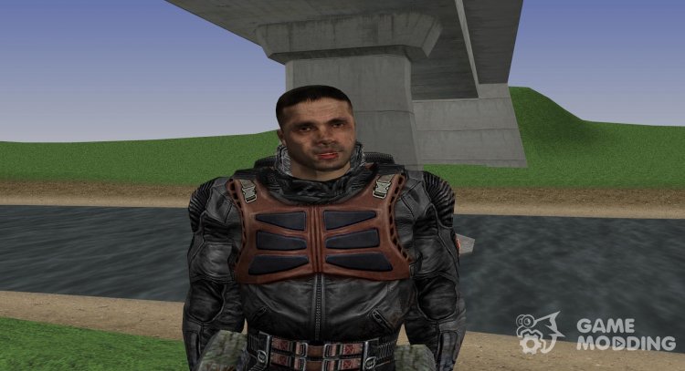 Член группировки Пламя с уникальной внешностью из S.T.A.L.K.E.R. v.3 для GTA San Andreas