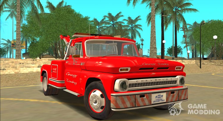 Chevrolet C20 Towtruck 1.01 (1966) for GTA San Andreas