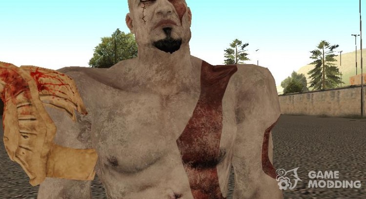 Кратос из Бога войны 3 для GTA San Andreas