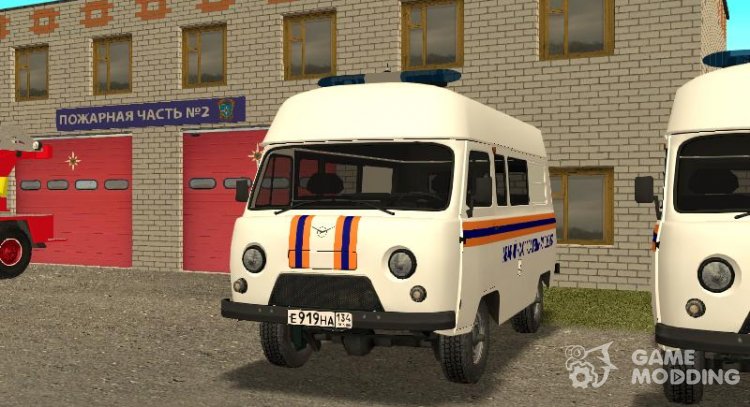 UAZ 3909 MES with a high roof for GTA San Andreas