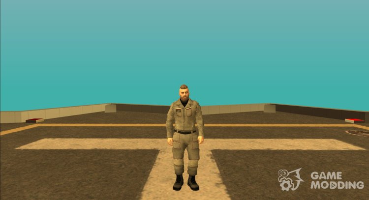 Major Nechaev from Atomic Heart for GTA San Andreas
