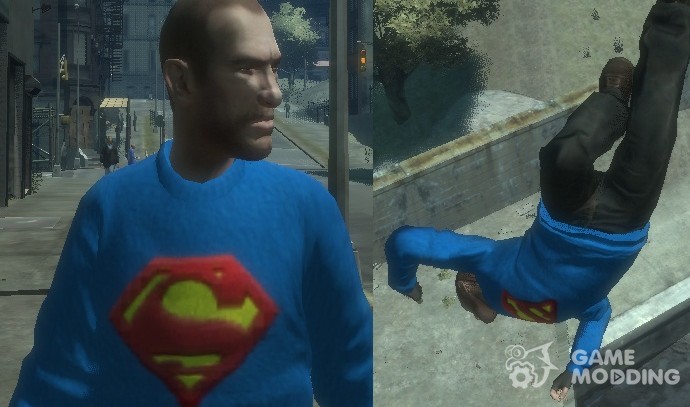 Suéter Супермэна para GTA 4