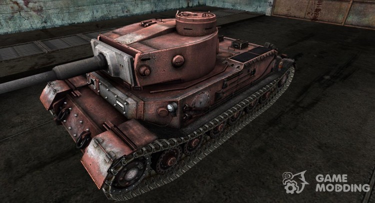 Skin for Pz. VI Tiger (P) for World Of Tanks