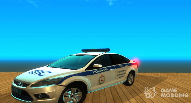 Ford Focus 2009, la Policía de la ppa regin de nizni nvgorod para GTA San Andreas