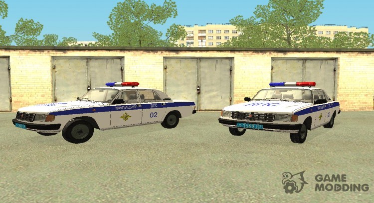 GAS-31029 la Policía de la polica de trfico para GTA San Andreas