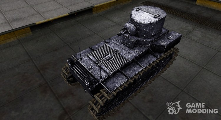 Dark skin for T1 Cunningham for World Of Tanks