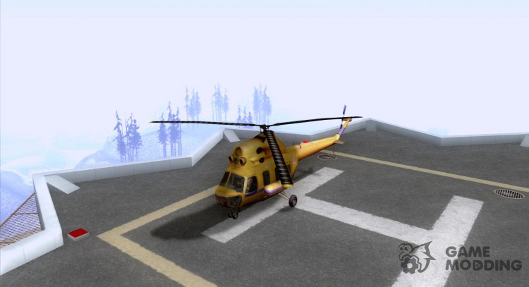 Ми-2 Милицейский для GTA San Andreas