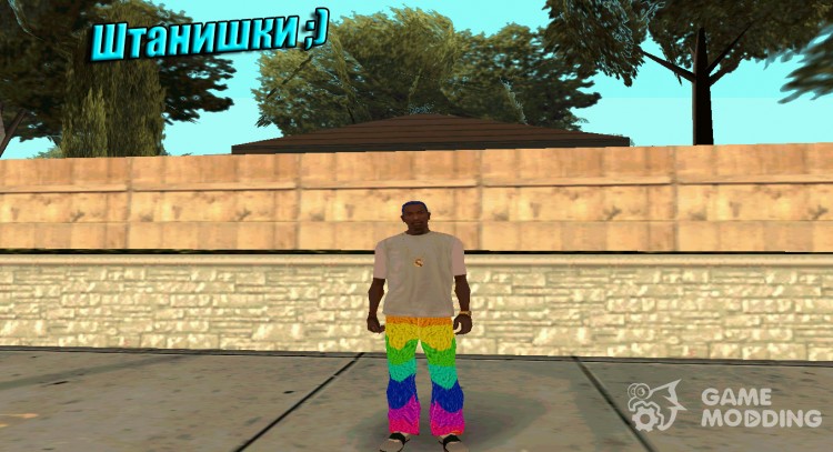 Iridescent pants by NIGER for GTA San Andreas