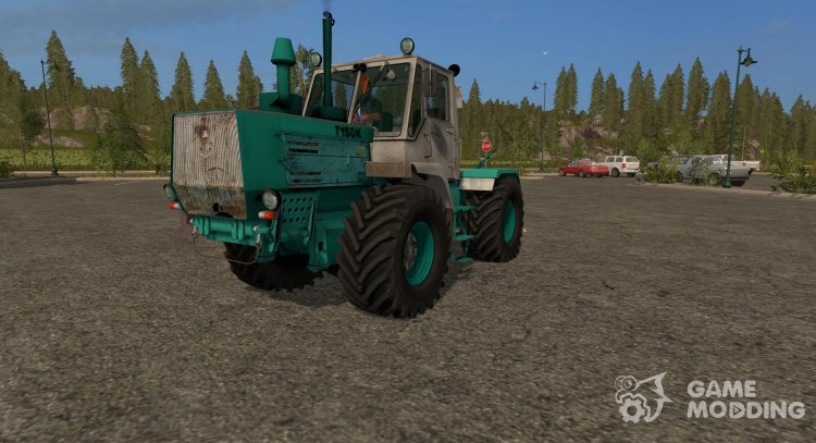 Mod T-150к verde de la versión 1.0 para Farming Simulator 2017