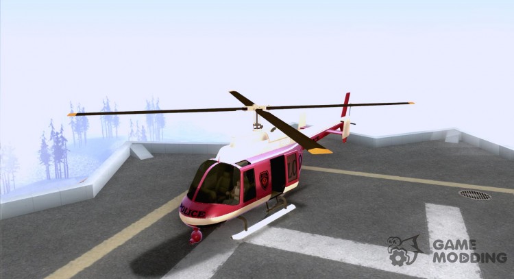 GTA IV Police Helicopter para GTA San Andreas