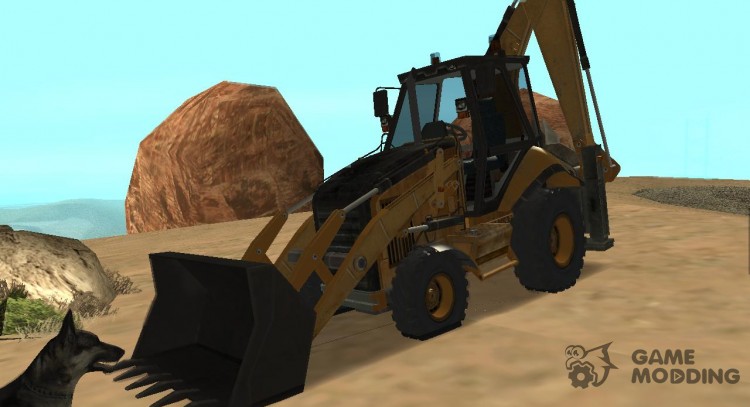 JCB (WITH BACK ARM) for GTA San Andreas