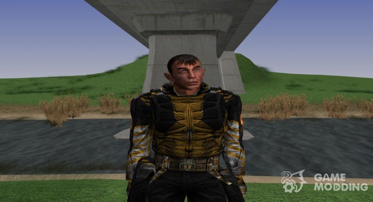 Miembro de la agrupación de Caos con un aspecto único de S. T. A. L. K. E. R v.3 para GTA San Andreas