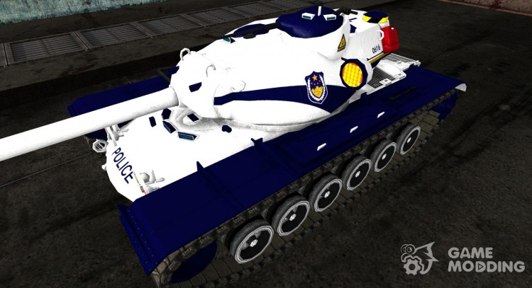 Piel para la policía de T110E5 para World Of Tanks