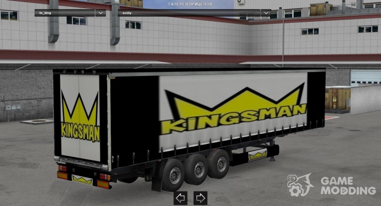 Kingsman trailer for Euro Truck Simulator 2