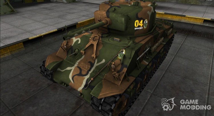 The skin for the M4A3E8 Sherman for World Of Tanks