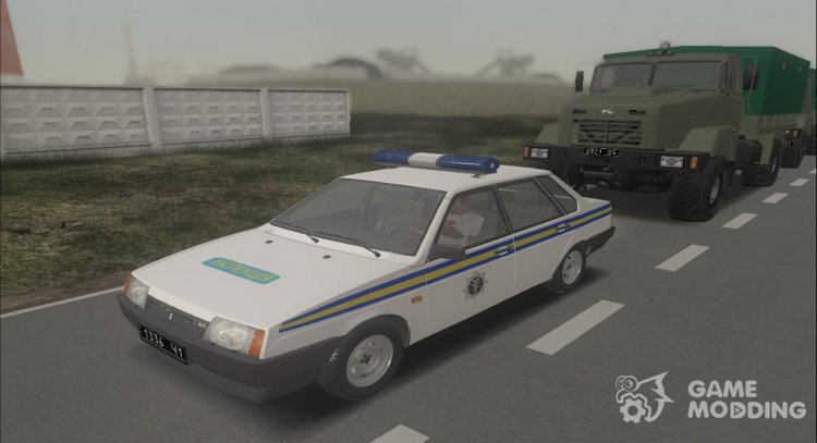 ВАЗ-21099 Военная Инспекция Украины для GTA San Andreas