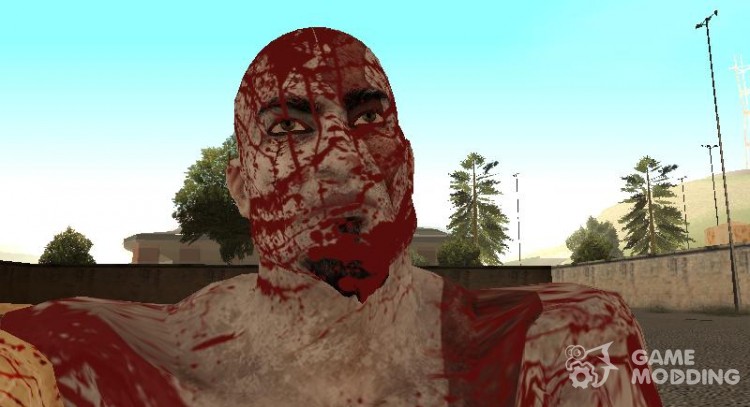 Кровавый Кратос из Бога войны 3 для GTA San Andreas