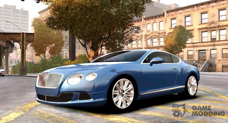Континентальный 2013 году Bentley GT скорость  для GTA 4