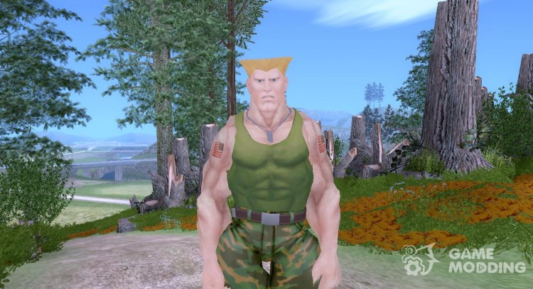 Guile from Street fighter 4 for GTA San Andreas
