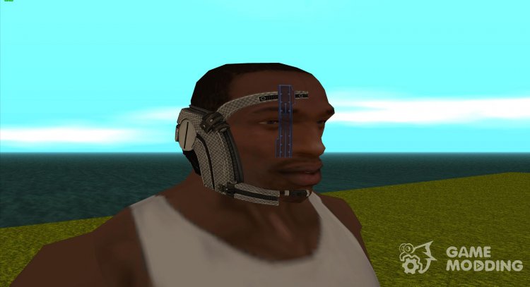 The Kuvashi visor from Mass Effect for GTA San Andreas