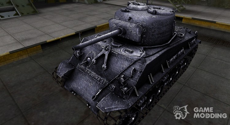 Dark skin para el M4A2E4 Sherman para World Of Tanks
