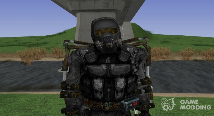 A member of the group Tiger in a lightweight exoskeleton of S. T. A. L. K. E. R for GTA San Andreas
