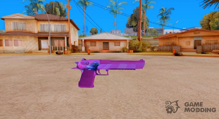 Desert Eagle Purple para GTA San Andreas