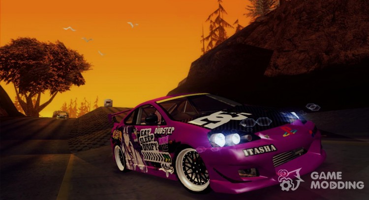 Acura RSX - Hinata Itasha para GTA San Andreas