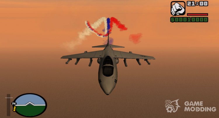 La bandera de rusia de los aviones para GTA San Andreas