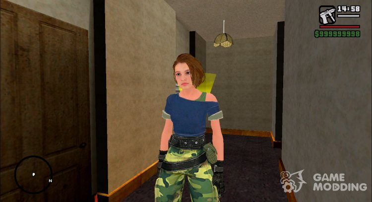 Military Jill Valentine for GTA San Andreas