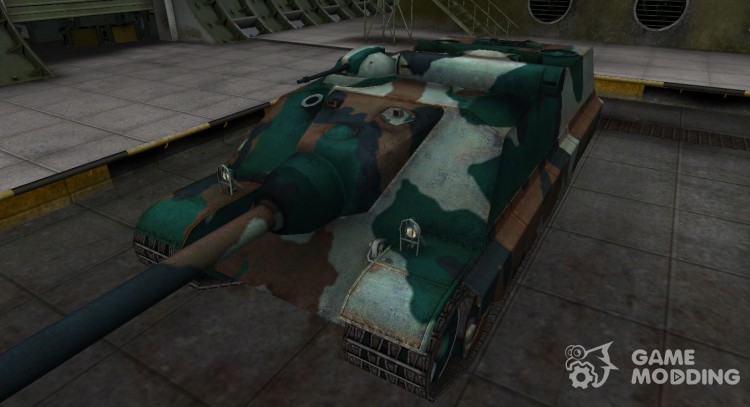 Французкий синеватый скин для AMX-50 Foch (155) для World Of Tanks