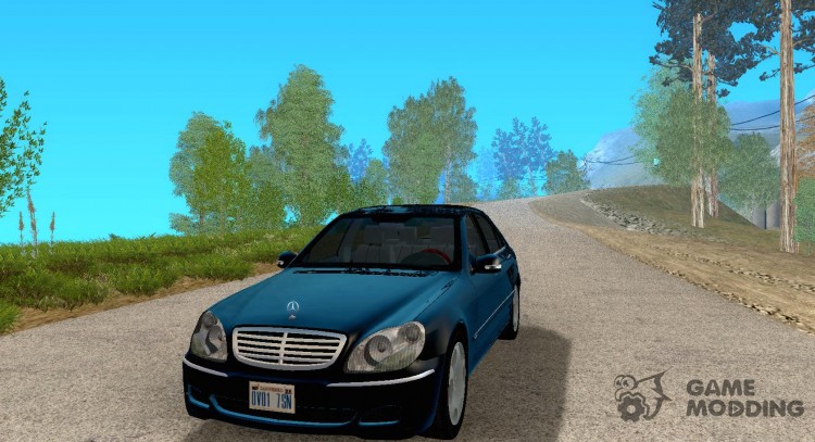 Mercedes-Benz S600 Biturbo 2003 v2 for GTA San Andreas