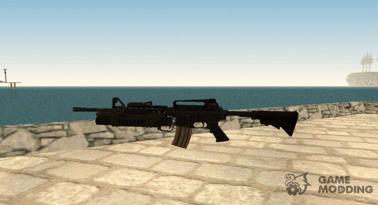M4 with M203 для GTA San Andreas