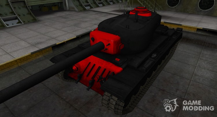 Negro y rojo de la zona de ruptura del T34 para World Of Tanks