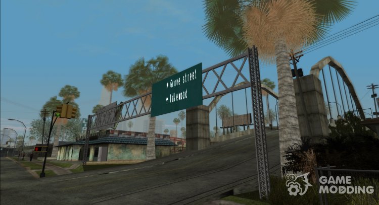 HD Дорожные знаки (Mod Loader) для GTA San Andreas