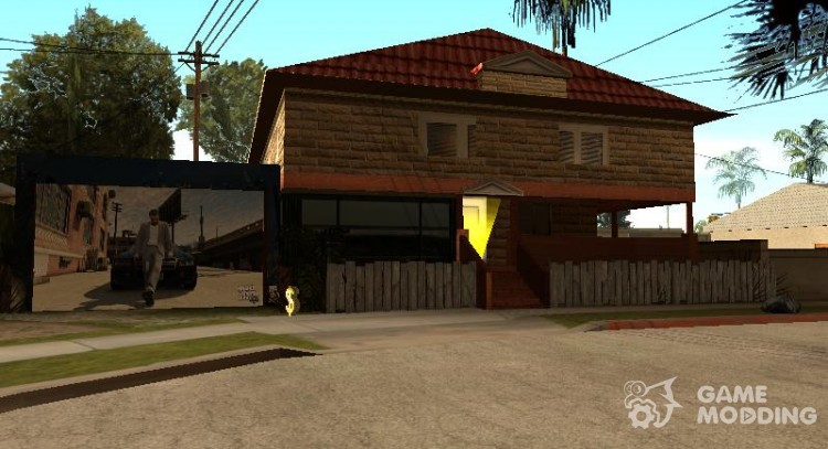 Новые текстуры дома  Cj-я для GTA San Andreas