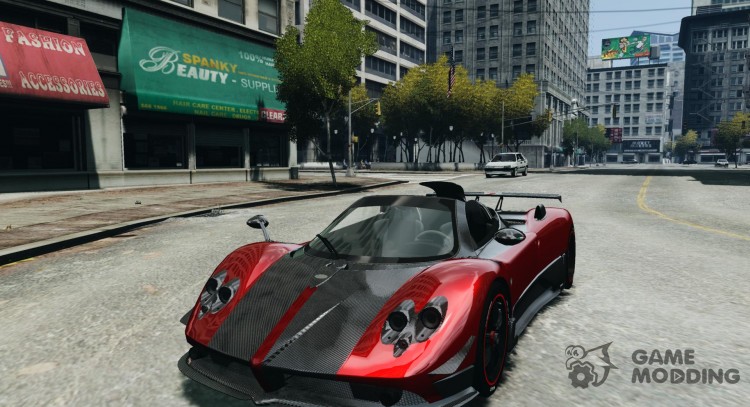 Pagani Zonda Cinque Roadster для GTA 4