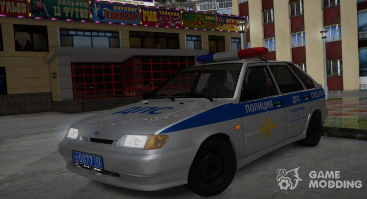 VAZ 2114 v.2.0 CP TRAFFIC POLICE for GTA San Andreas
