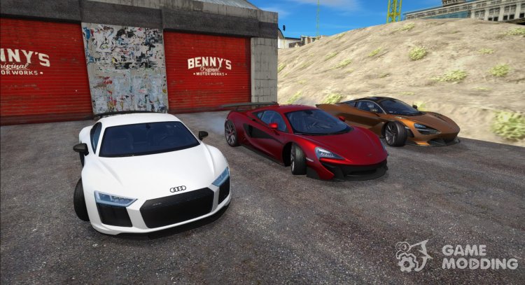 Pack of cars tuning studio Vorsteiner for GTA San Andreas