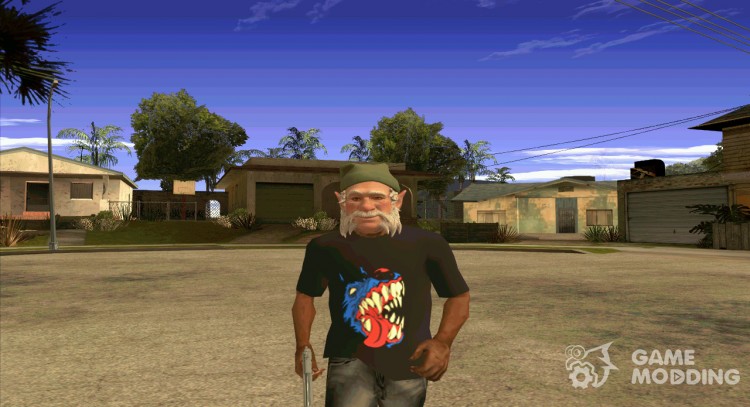 La camiseta de Feroz perro para GTA San Andreas