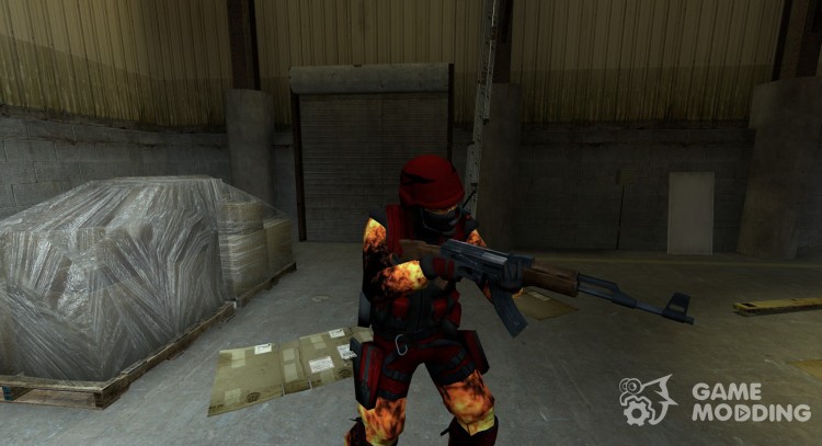 Burning-Man ANIMATED for Counter-Strike Source