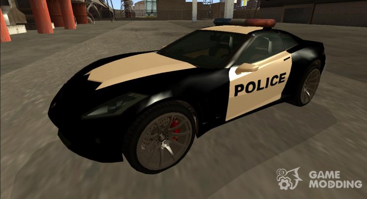 GTA V Coquette Police для GTA San Andreas