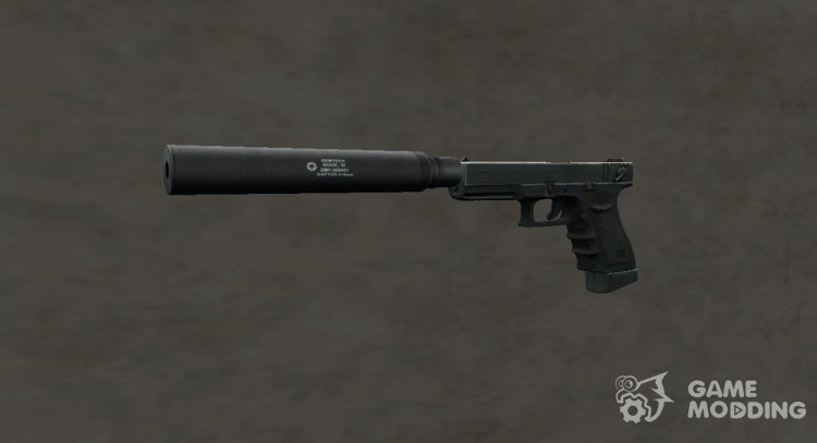 Glock 18C Austria 9x19 (Gemtech Raptor 9MM Silencer) для GTA San Andreas