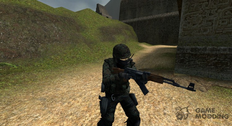Woodland Camouflage Seal Team 6 v2 for Counter-Strike Source