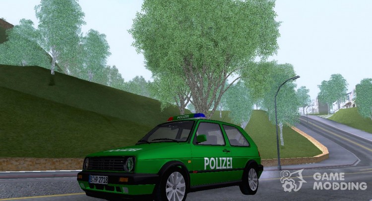 Volkswagen Golf Mk2 Polizei para GTA San Andreas