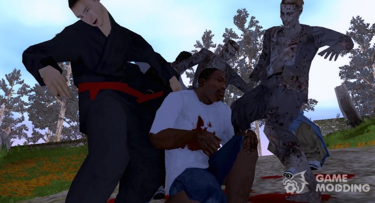 Deadly Left 4 Dead Gang Remade v3.50 для GTA San Andreas