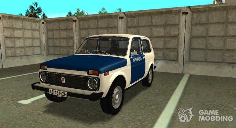 VAZ-2121 POLICÍA de los 90 para GTA San Andreas