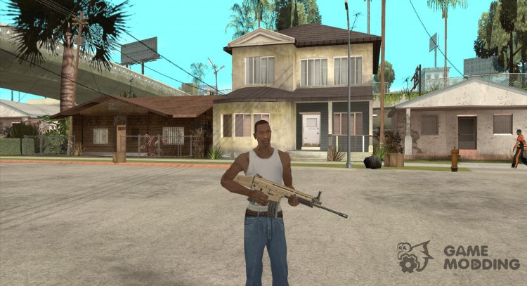 FN Scar-L HD для GTA San Andreas