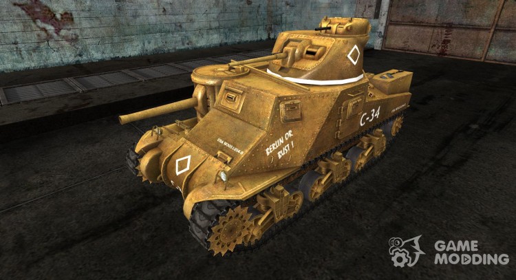 Skin for M3 Grant for World Of Tanks