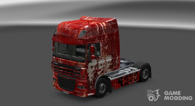 Скин Kommunism для DAF XF для Euro Truck Simulator 2